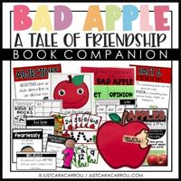 Bad Apple - A Tale of Friendship by Ernest Hemingway is a precious story about an apple who befriends a worm and gets teased and bullied.  This picture book is perfect for addressing many different concepts and themes and this book companion was created to address some of them.  Bad Apple - A Tale of Friendship is a perfect read aloud for ANY time of the year! The activities included in this resource are designed to help you extend the read aloud through cross-curricular activities(comprehension