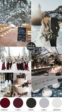 Cozy Winter Wedding Colors 2019 In Shades of Season #Cozy #Winter #Wedding #Colors #2019 #Shades #Season