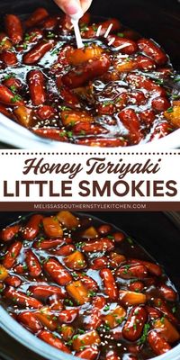 Looking for tasty snack recipes? Here's an easy appetizer idea in the slow cooker! Served with attractive toothpicks, these Honey Teriyaki Little Smokies are fun to eat. These crockpot little smokies are also a great main course idea! Stovetop directions included!