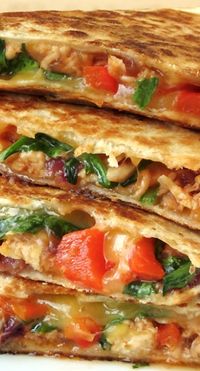 Easy Chicken Quesadillas