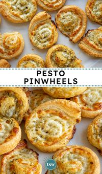 Easy Puff Pastry Pesto Pinwheels - The Schmidty Wife