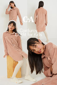 Dress your little ones in style with adorable corduroy outfits from C&A. From trousers to pants and charming blouses, find inspiration for their fashionable and comfy wardrobe. Discover how to make corduroy a playful addition to their look! #kidsoutfits #kidsfashion