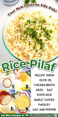 This Rice Pilaf with Orzo recipe is your new favorite side dish. It is super simple to make, but it is easy to customize with my four pilaf variations for any meal or season.