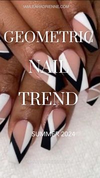 Dazzle in the sun this summer with the Black and White Geometric Nail Trend. This striking and chic nail art is guaranteed to make a statement at summer parties, BBQs, and beachside get-togethers. With a mix of bold black lines and intricate geometric patterns, your nails are sure to turn heads. Don't miss out on this summer's hottest nail art trend. Read the Blog now!