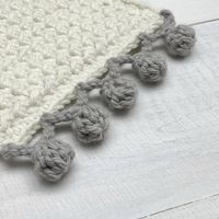 Crochet Pom Pom Border: Fun Crochet Edges - KnitcroAddict