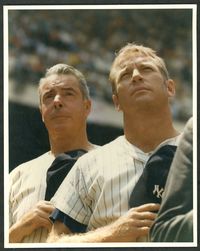 Joe DiMaggio and Mickey Mantle - New York Yankees