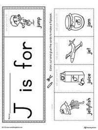 Letter J Beginning Sound Flipbook Printable Worksheet.The Letter J Beginning Sound Flipbook is the perfect tool for learning and practicing to recognize the letter J and it's beginning sound.