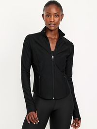 PowerSoft Rib Full Zip | Old Navy