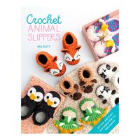 Create animal slippers for the whole family, with this cute collection of patterns in this book Search Press Crochet Animal Slippers from leading crochet designer Ira Rott. First choose your slipper type slide, shoe or boot then select your size, and finally pick one of 20 different animal designs. Choose from elephants, bears, sloths, dinosaurs, koalas, unicorns and more! Find inspiration for your next project and explore Spotlight's range of knitting, crochet and craft books, available in-stor