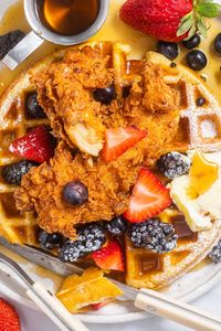 Chicken and Waffles Recipe (The Best!)