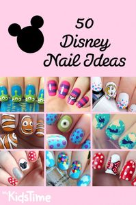 Disney nail ideas #disney #disneynailart #disneynails #nailart