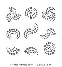 Similar Images, Stock Photos & Vectors of Abstract Dotted Spirals Vector Set Dotted - 404165575 | Shutterstock