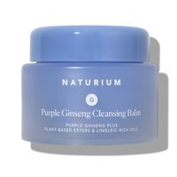 Cleanse away sunscreen, oils and makeup with Naturium Purple Ginseng Cleansing Balm, a balm cleanser that helps to nourish the skin.