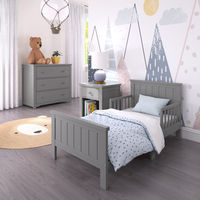 The Calder furniture collection features an elegant Mission-style design that comes in three chic wire brushed finishes: Brushed Truffle, Brushed Cotton, and Brushed Pebble. In addition to the Calder 4-in-1 Convertible Crib, the expansive collection also includes dressers, nightstands, accent tables, and other pieces to create the ideal nursery set.