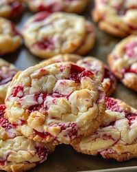 Raspberry Cheesecake Cookies