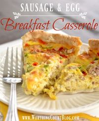 Sausage & Egg Breakfast casserole