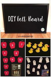 Looking for a simple DIY classroom project to help keep you Kindergarten and Preschool students engaged during story time?! Come check out this easy DIY felt board and felt board story props, which are the perfect read aloud activities!