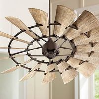 60" Quorum Windmill Oiled Bronze Ceiling Fan