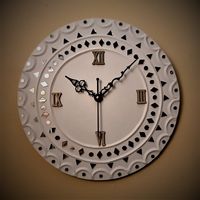 Lippan Kaam Wall Clock - Clocks Décor Home Décor | World Art Community