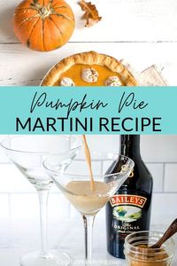 This pumpkin pie martini recipe with Baileys is the perfect cocktail to make you feel like fall. Who needs a pumpkin spice latte when you can have this decadent pumpkin spice martini?