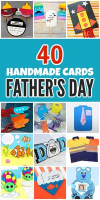 Show dad how much he is loved with a handmade Father's Day card. These DIY Father's Day cards for kids to make for dad, stepdad or grandpa are simple and some use free printable templates. Follow the step by step instructions to make these easy Father's Day crafts with preschoolers or daycare kids.