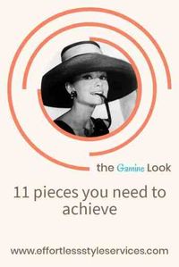 11 pieces you need to achieve the Gamine Look~ Audrey Hepburn Fashion