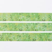 A lush washi tape featuring shades of green foliage and yellow berries. This tape comes in a matching box, ideal for gifting or as a stocking filler. Decorative washi tape is a fun way to add colour to journals, scrapbooks, collages and to add some loveliness to your envelopes and gift wrapping. - S I Z E - * 15mm wide tape * 7m per roll - S H I P P I N G - All orders are sent from the UK and are dispatched within 1-2 working days. Standard delivery is through Royal Mail. * Upgrade your shipping