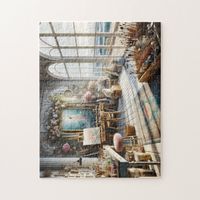 The Seaside Painter's Retreat Coastal 252 Puzzle