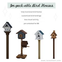 RAVASHEEN - Im-Peck-Able Bird Houses