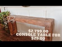 DIY ARHAUS CONSOLE TABLE DUPE - YouTube