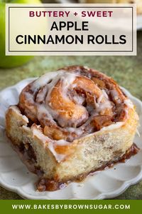 Discover the delightful flavor combination of fresh Granny Smith apples and a rich, buttery cinnamon filling in these mouth-watering homemade soft and tender apple cinnamon rolls. Perfect for breakfast, brunch, or even dessert, you'll never want to go back to store-bought again. Get the recipe now and indulge in these pillowy cinnamon rolls.