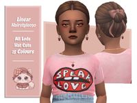 The Sims Resource - Linear Hairstyle (Children)