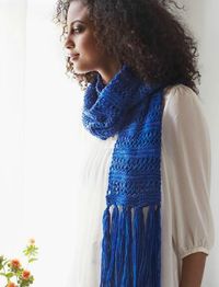 Lace Stripe Scarf (Free Knitting Pattern) - Craftfoxes