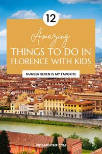 Nothing beats a family vacation to Italy. Florence offers the perfect blend of open spaces, delicious food, and culture. Here's what you should do in Florence with kids. - Kids Are A Trip |Florence things to do| Florence travel tips| Florence Italy with kids| Florence Italy travel| Florence Italy itinerary