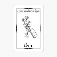 folklore taylor swift inspired tarot card" Sticker by melplaylist | Redbubble