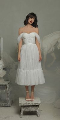 Timeless Elegance: 30 Tea Length Wedding Dresses