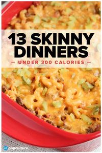 We’re making your weight loss journey a little easier by sharing 13 Skinny Dinners Under 300 Calories! You won't feel deprived or go hungry with these delicious, family-friendly recipes!