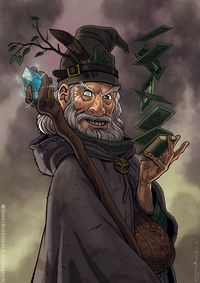 ArtStation - Dungeons and Dragons Commission - Insane Wizard, James Nathaniel