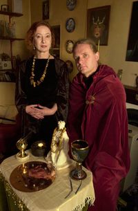 Love these two! :)✯ Wiccan High Priestess Janet Farrar and High Priest Gavin Bone :: Photo © Courtesy Of Janet and Gavin Bone ✯