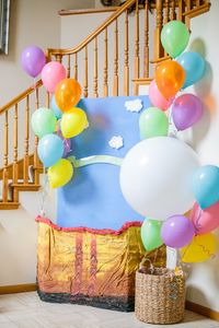 Oh the Places You'll Go Photo Booth Area  Hot Air Balloon  First Birthday Dr. Seuss