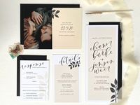 "The Natural " Semi-Custom Invitation Suite | MJ Creative Co.