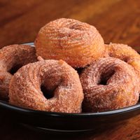 Chocolate-Stuffed Churro Donuts