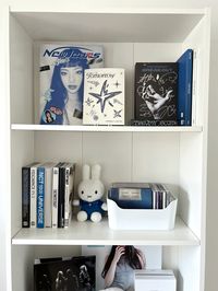 k-pop album + cd shelf