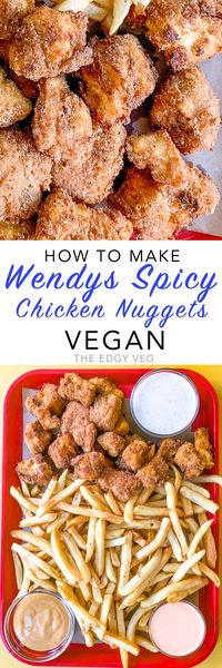 Spicy Chicken Nuggets photo: This one time, Chance the Rapper tweeted that he wanted Wendy’s spicy chicken nuggets to return so Wendy’s brought them back. Who knew he had so much say in the fast-food community! So I thought to myself, “What better time than now to create a VEGAN version!?”