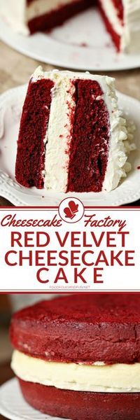 This Cheesecake Factory Red Velvet Cheesecake Cake Copycat Recipe is simply AMAZING! Wow your guests for Valentine’s Day, Christmas, Birthdays, and dinner parties!