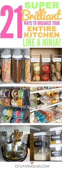 These DIY kitchen organization ideas are brilliant!