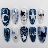 Materials: gel nail, long stiletto tips Greetings and welcome to my store. Hope you find a style you like. ✋🙆I only work with high-quality materials to create sturdy & long-lasting luxury press on nails that you can trust on. My nails will last for:1- 2 days using adhesive tab (provided with the nail set) 2- 3 weeks using nail glue. You can reuse all of the nails multiple times if you take care of them. Follow the instructions provided with the nail set. 💮Please follow the instruction size measurement.You can custtomize all the size you want ,please send your size or style all you want ,we will made all the style you want . 💮Every nail in my shop is handmade, hand painted with love & care Please allow:6 - 12 days for the nails to be made 4- 20 days for USPS to deliver your nails. Please