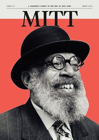 MITT (March 2015) no. 1  This publication cover appeals to me on a minimalistic level. I like how the model's hat ever so slightly overlaps the 'I' and the 'T'.