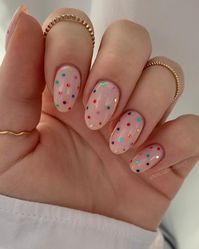 Get ready to celebrate in style with these trendy birthday nail designs! From minimalist neutral nails with polka dots to more elaborate designs, find the perfect inspiration to make your manicure stand out.