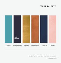 color palette, color combos, colors #colors #colour color palette for blog, color palette for home , wedding color palette, color schemes, color inspiration, teal blue, navy blush #blush #midnightblue #colorideas